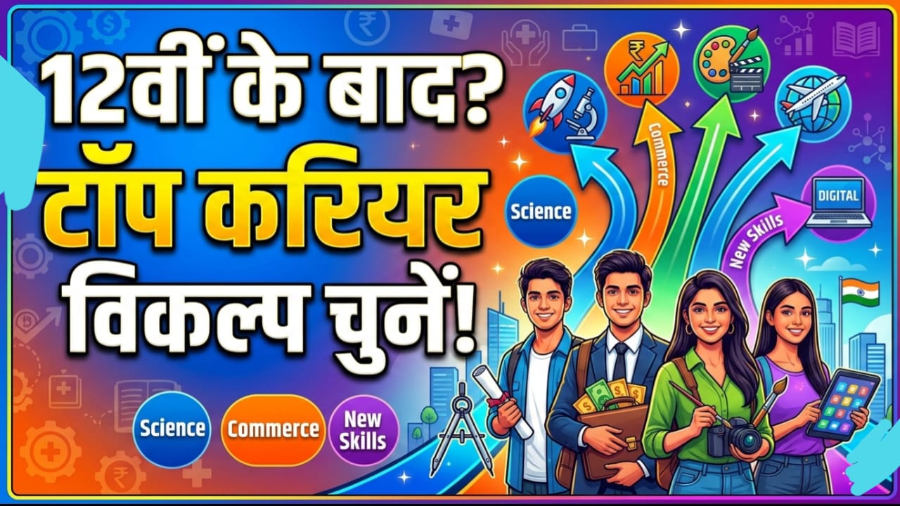 12वीं के बाद कौन-कौन से करियर विकल्प हैं